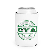Load image into Gallery viewer, CYA Ceramic Your Assets (dark green) Logo Can Cooler Sleeve