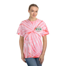 Load image into Gallery viewer, CYA Ceramic Your Assets (dark green) Logo Tie-Dye Tee, Cyclone