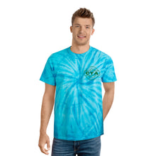 Load image into Gallery viewer, CYA Ceramic Your Assets (dark green) Logo Tie-Dye Tee, Cyclone