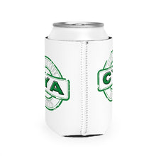 Load image into Gallery viewer, CYA Ceramic Your Assets (dark green) Logo Can Cooler Sleeve