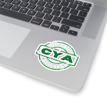Load image into Gallery viewer, CYA Ceramic Your Assets (dark green) Logo Kiss-Cut Stickers