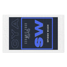 Load image into Gallery viewer, CYA Ceramic Your Assets (Spider Wash) Rally Towel, 11x18