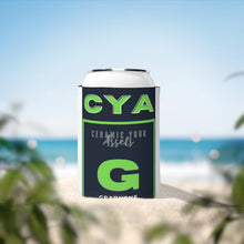 Load image into Gallery viewer, CYA Ceramic Your Assets (lime) Graphene Can Cooler Sleeve