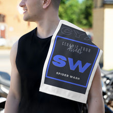 Load image into Gallery viewer, CYA Ceramic Your Assets (Spider Wash) Rally Towel, 11x18