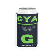 Load image into Gallery viewer, CYA Ceramic Your Assets (lime) Graphene Can Cooler Sleeve