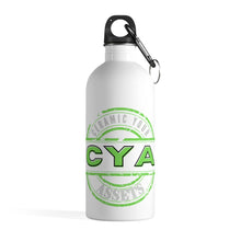 Load image into Gallery viewer, CYA Ceramic Your Assets (lime) Logo Stainless Steel Water Bottle