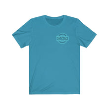 Load image into Gallery viewer, CYA Ceramic Your Assets (cyan) Logo Unisex Jersey Short Sleeve Tee