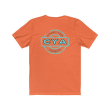 Load image into Gallery viewer, CYA Ceramic Your Assets (cyan) Logo Unisex Jersey Short Sleeve Tee