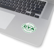 Load image into Gallery viewer, CYA Ceramic Your Assets (dark green) Logo Kiss-Cut Stickers