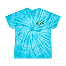 Load image into Gallery viewer, CYA Ceramic Your Assets (dark green) Logo Tie-Dye Tee, Cyclone