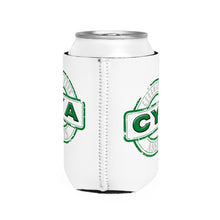 Load image into Gallery viewer, CYA Ceramic Your Assets (dark green) Logo Can Cooler Sleeve