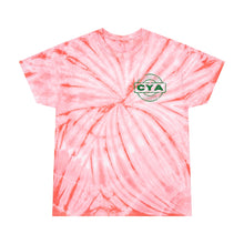 Load image into Gallery viewer, CYA Ceramic Your Assets (dark green) Logo Tie-Dye Tee, Cyclone