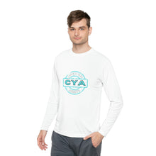 Load image into Gallery viewer, CYA Ceramic Your Assets (cyan) Unisex Lightweight Long Sleeve Tee