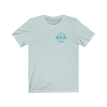 Load image into Gallery viewer, CYA Ceramic Your Assets (cyan) Logo Unisex Jersey Short Sleeve Tee