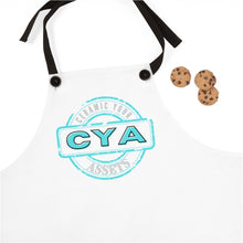 Load image into Gallery viewer, CYA Ceramic Your Assets (cyan) Logo Apron
