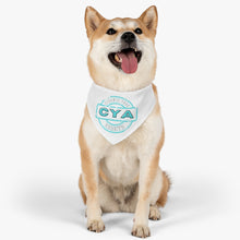 Load image into Gallery viewer, CYA Ceramic Your Assets (cyan) Logo Pet Bandana Collar
