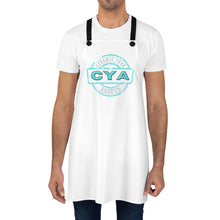 Load image into Gallery viewer, CYA Ceramic Your Assets (cyan) Logo Apron
