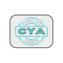 Load image into Gallery viewer, CYA Ceramic Your Assets (cyan) Car Mats (2x Rear)
