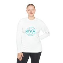 Load image into Gallery viewer, CYA Ceramic Your Assets (cyan) Unisex Lightweight Long Sleeve Tee
