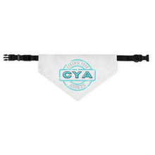 Load image into Gallery viewer, CYA Ceramic Your Assets (cyan) Logo Pet Bandana Collar

