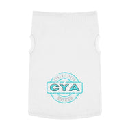 CYA Ceramic Your Assets (cyan) Logo Pet Tank Top